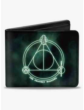 Harry Potter The Deathly Hallows Cloak Stone Wand Trinity Bifold Wallet, , hi-res