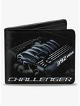 Challenger Bold 392 Hemi Engine Bifold Wallet, , hi-res
