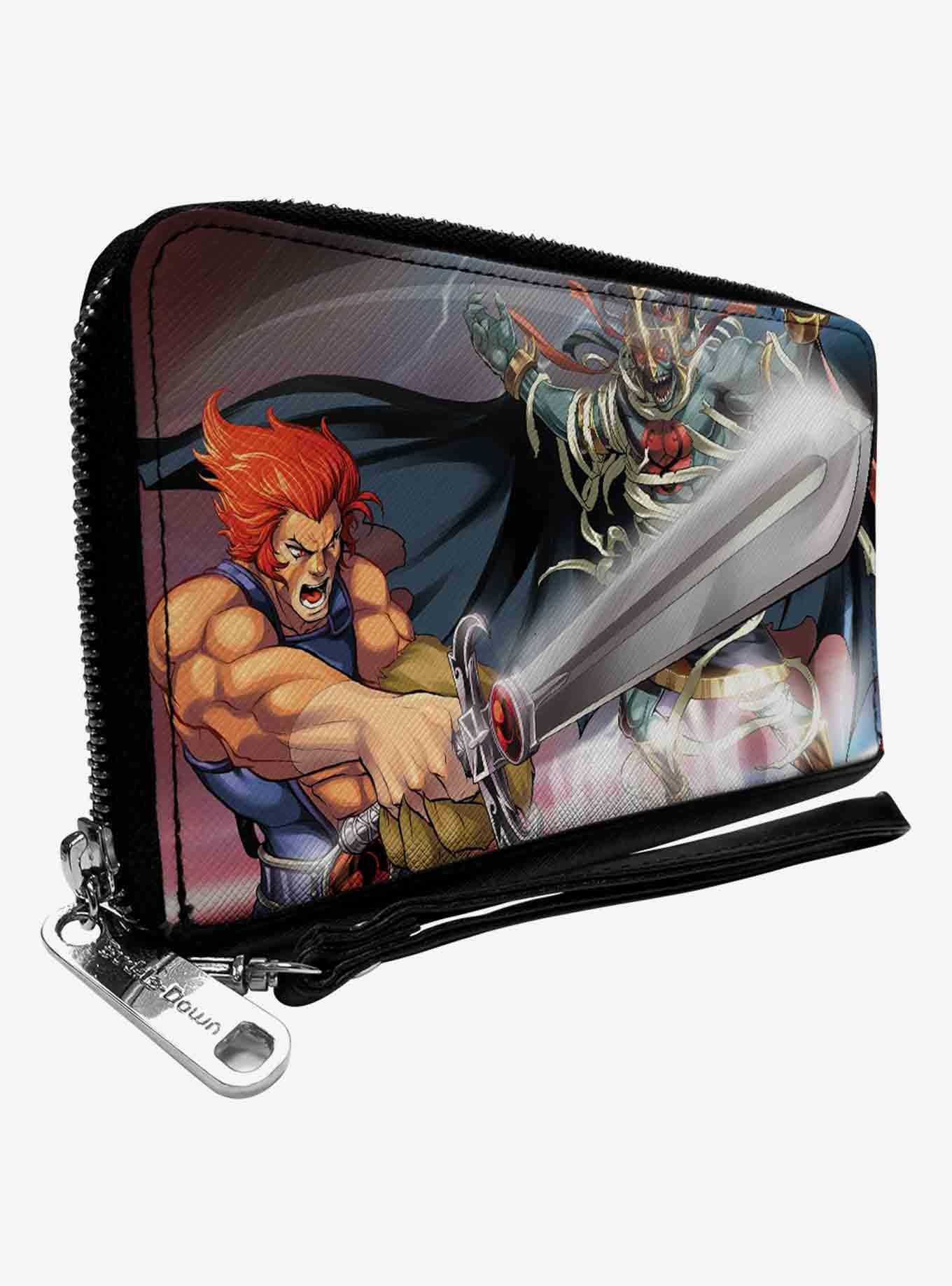 ThunderCats Lion O and Mumm Ra Sword of Omens Pose Zip Around Wallet, , hi-res