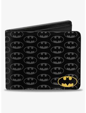 DC Comics Bat Signal Corner Monogram Bifold Wallet, , hi-res