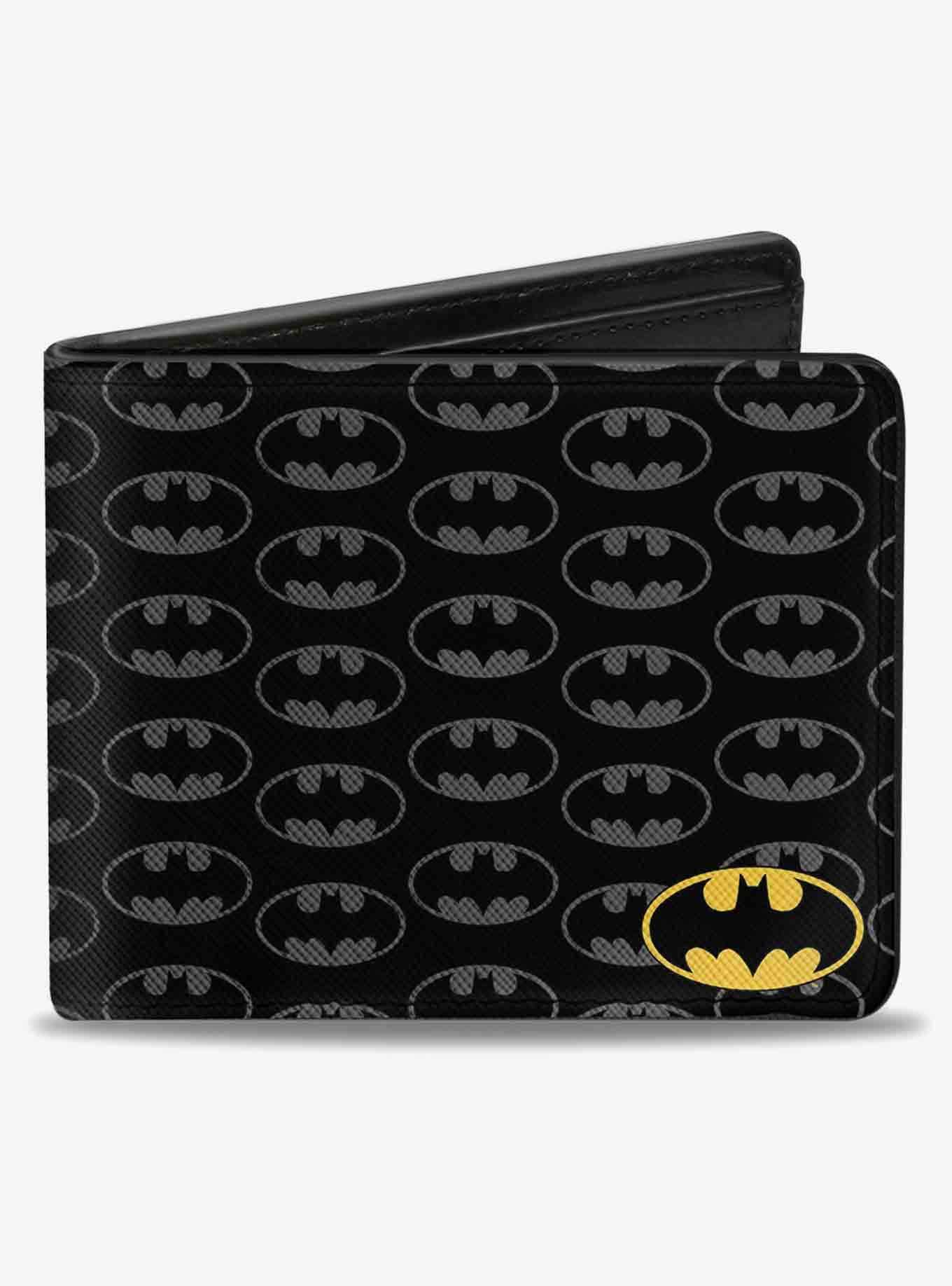 DC Comics Bat Signal Corner Monogram Bifold Wallet, , hi-res