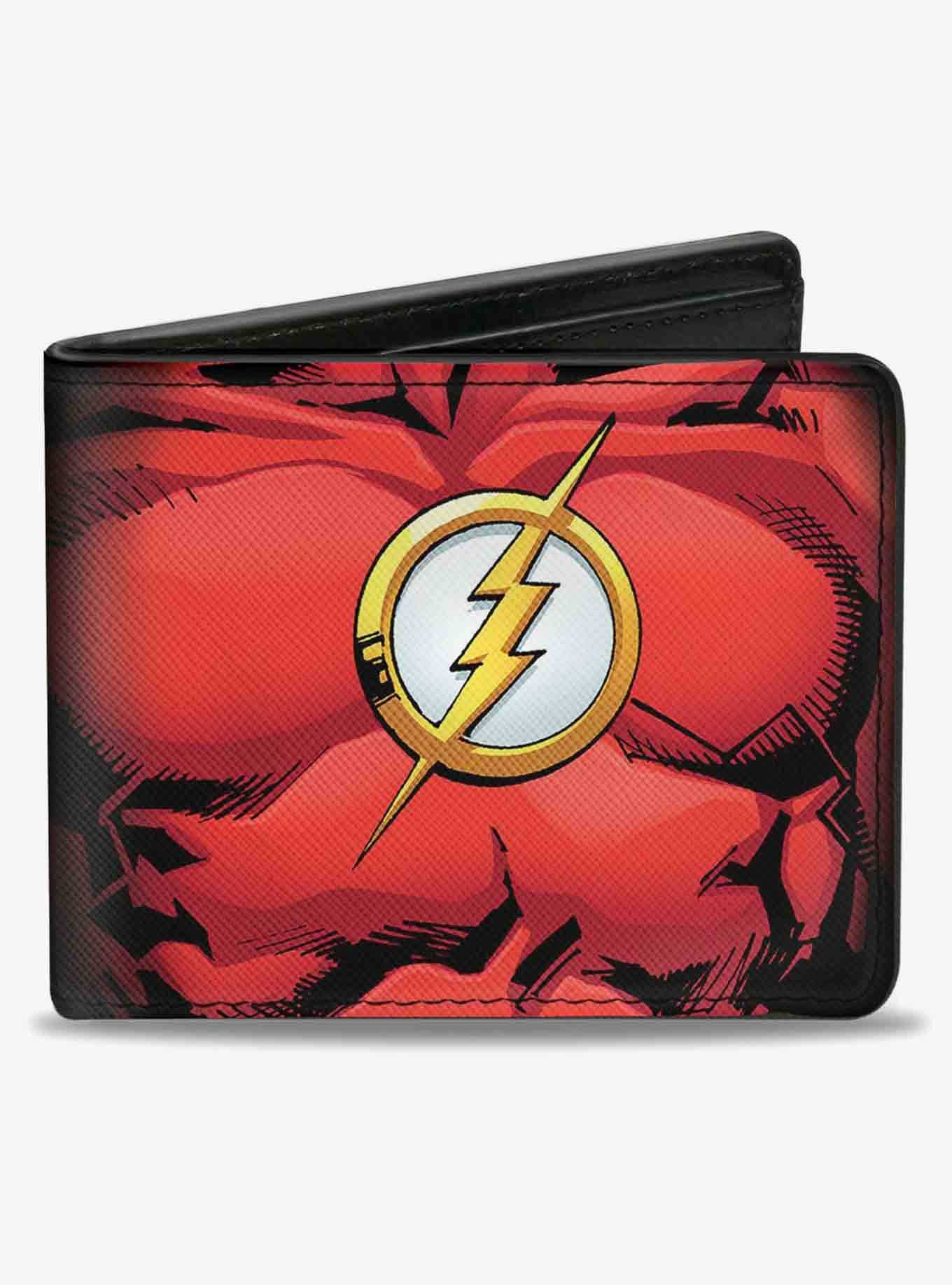 DC Comics Flash Chest Logo Bifold Wallet, , hi-res