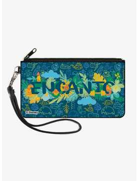 Disney Encanto Floral Logo Canvas Zip Clutch Wallet, , hi-res
