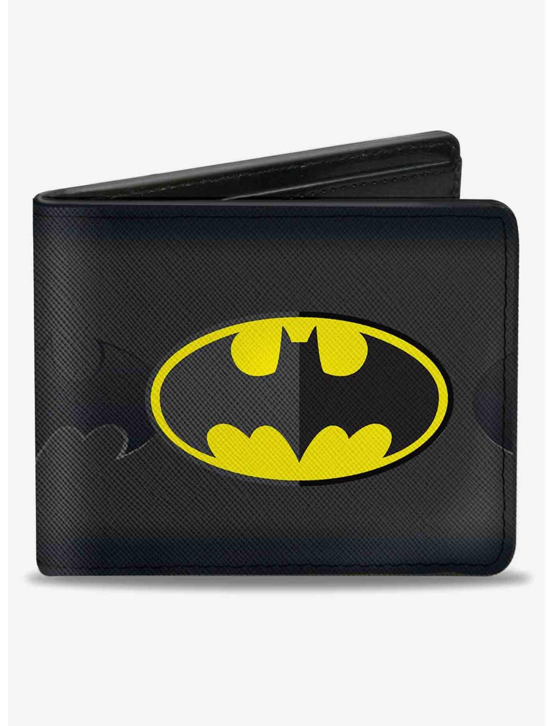 DC Comics Batman Icon CenteBat Signal Stripe Bifold Wallet, , hi-res