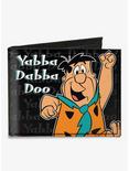 The Flintstones FYabba Dabba Doo Pose Canvas Bifold Wallet, , hi-res