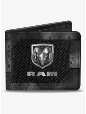 Ram Logo Armor Bifold Wallet, , hi-res