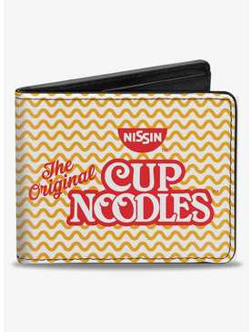 The Original Cup Noodles Logo Noodle Wave Bifold Wallet, , hi-res