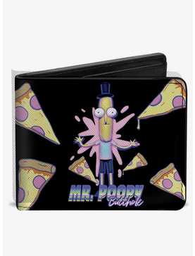 Rick and Morty Mr Poppy Butthole Pizza Pose Bifold Wallet, , hi-res