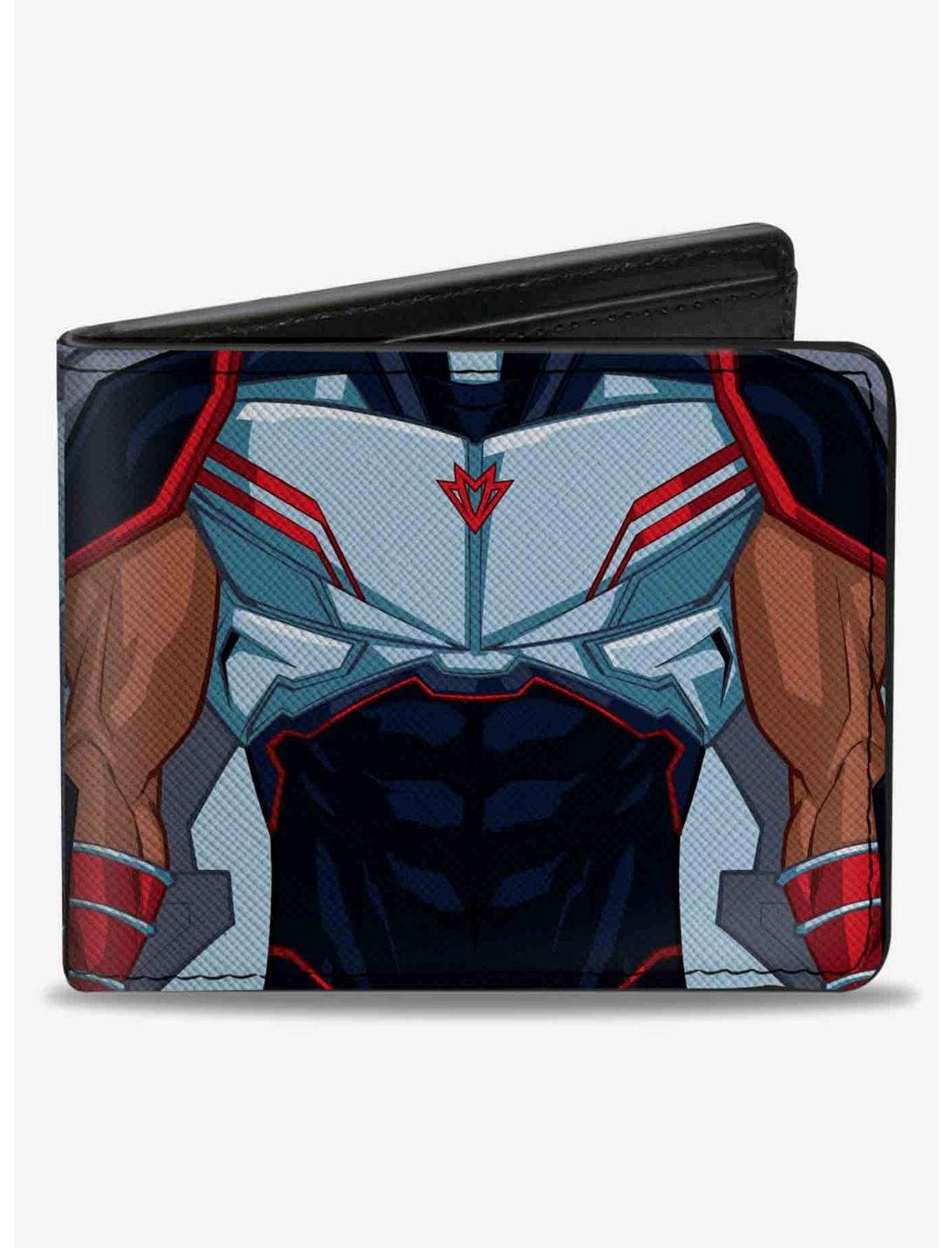 Marvel Falcon Character Close Up Front and Back Bifold Wallet, , hi-res