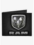 Ram Shield Logo Honeycomb Canvas Bifold Wallet, , hi-res