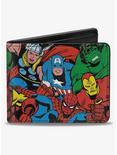 Marvel Comics Characters Stacked Logo Bifold Wallet, , hi-res