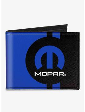 Mopar Logo Stripe2 Canvas Bifold Wallet, , hi-res