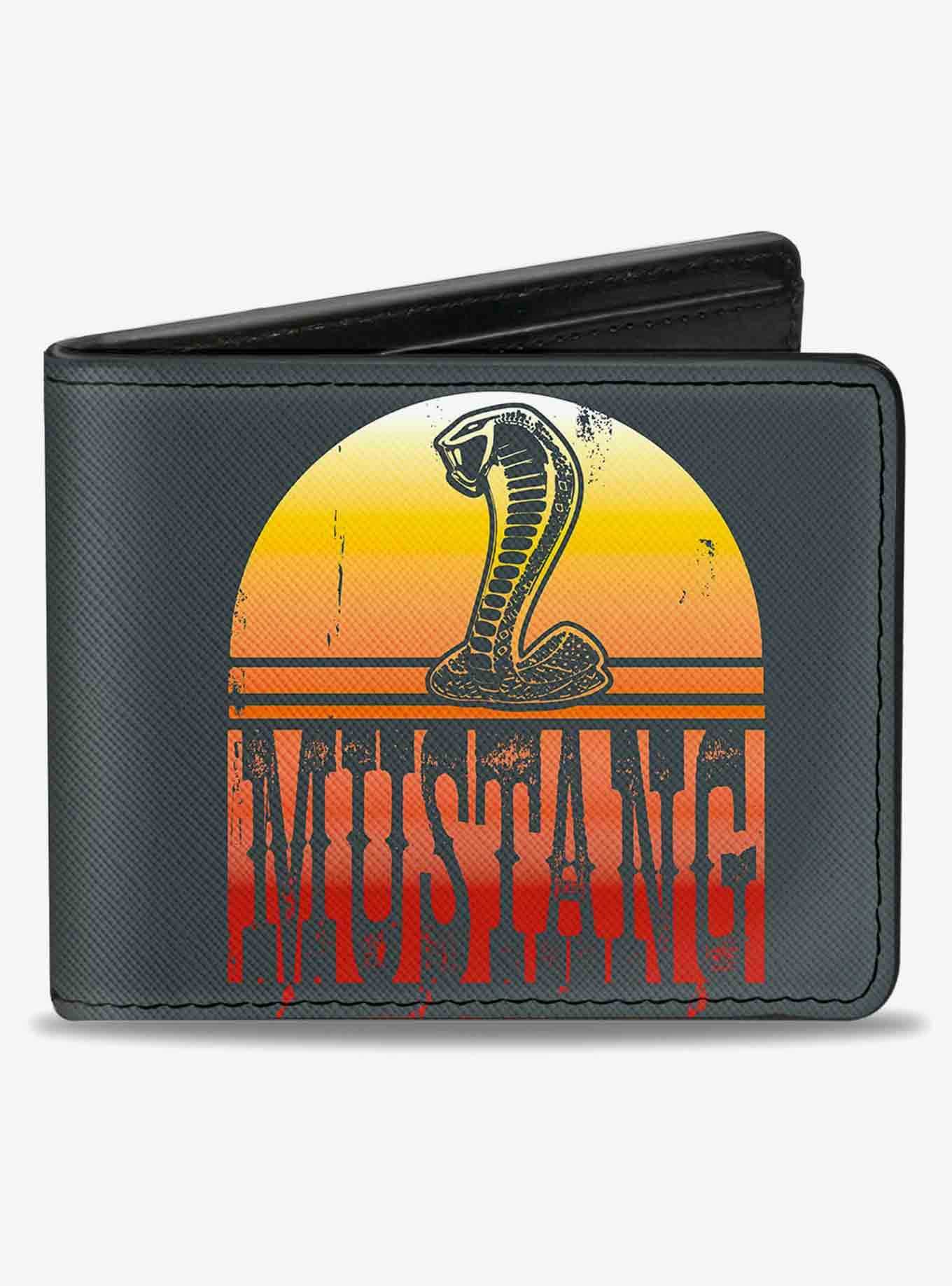 Mustang Cobra Sunset Fade Bifold Wallet, , hi-res