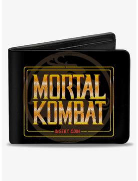 Mortal Kombat Klassic Insert Coin Title Screen Bifold Wallet, , hi-res