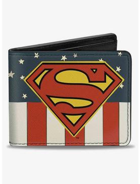 DC Comics Superman Shield Americana Bifold Wallet, , hi-res