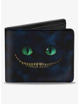 Disney Tim Burton's Alice In Wonderland Cheshire Cat Eyes Teeth Tree Pose Smokey Bifold Wallet, , hi-res