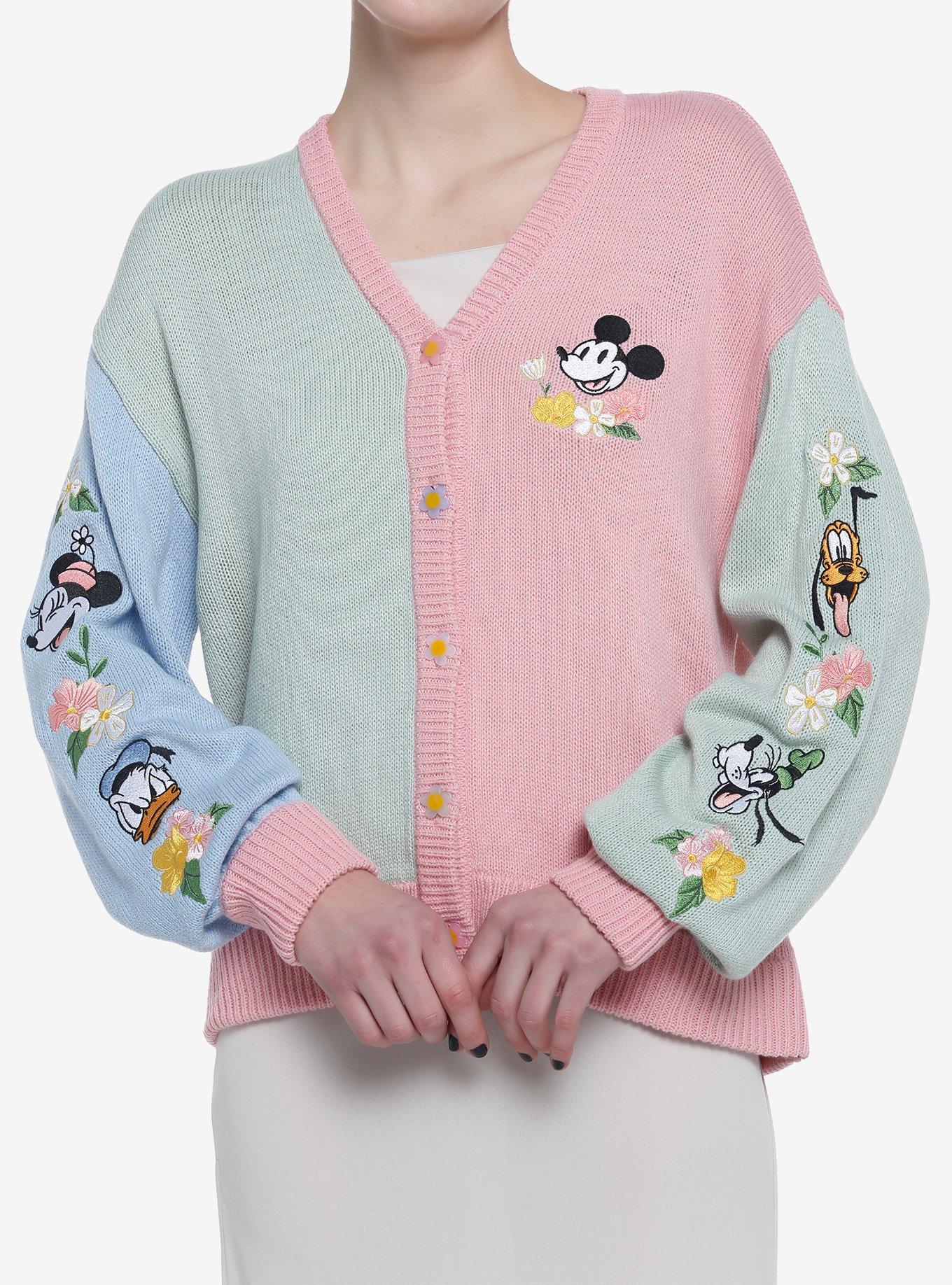 Disney Mickey Mouse And Friends Spring Pastel Girls Cardigan, MULTI, hi-res