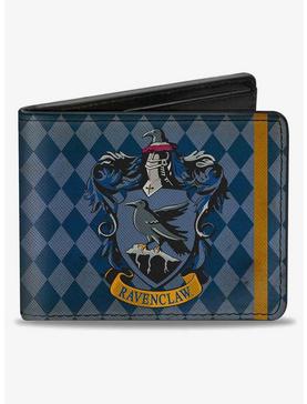 Harry Potter Ravenclaw Crest Diamonds Weathered Bifold Wallet, , hi-res