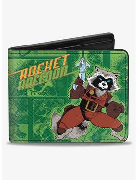 Marvel Guardians of The Galaxy Rocket Raccoon Pose Bifold Wallet, , hi-res