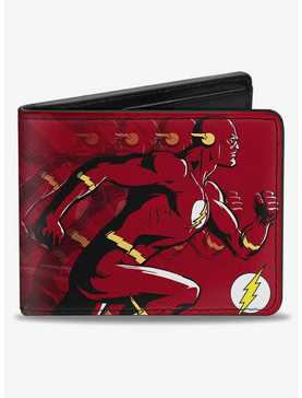 DC Comics The Flash Running Pose Bolts Trails Bifold Wallet, , hi-res