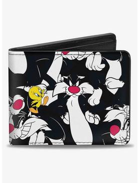 Looney Tunes Sylvester and Tweety Poses ScatteBifold Wallet, , hi-res