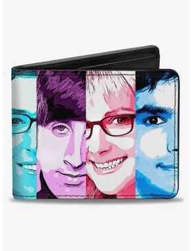 The Big Bang Theory Characters Panels Bifold Wallet, , hi-res