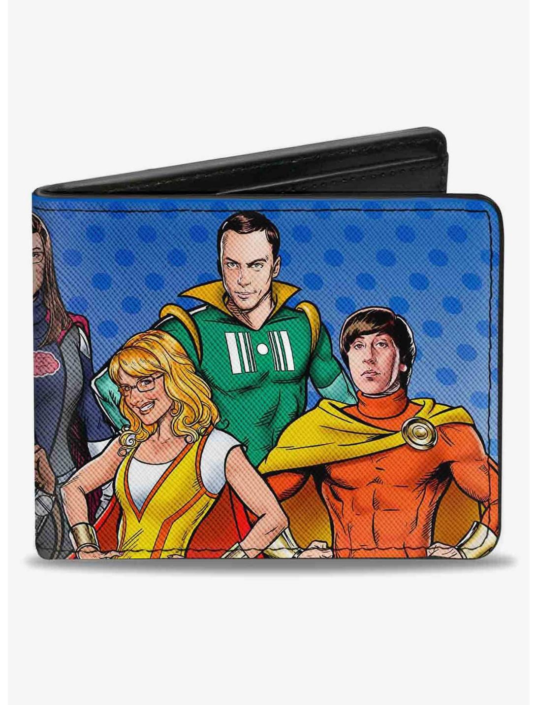 The Big Bang Theory Superhero Characters2 Bifold Wallet, , hi-res