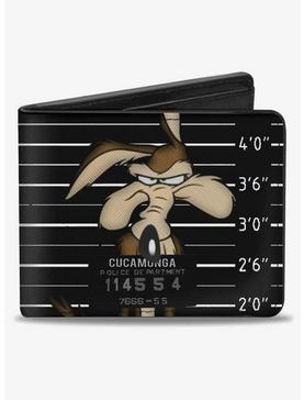 Plus Size Looney Tunes Wile E Coyote Cucamonga Mug Shot Bifold Wallet, , hi-res