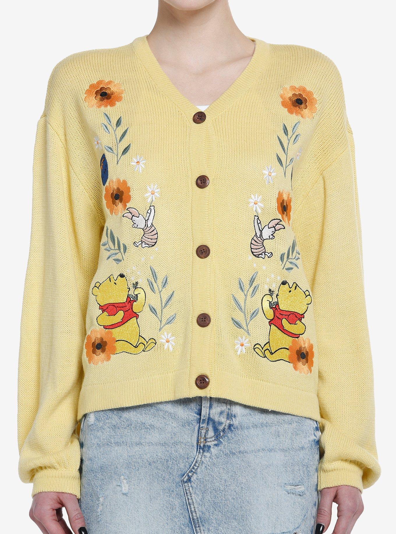 Disney Winnie The Pooh Piglet Flower Girls Cardigan