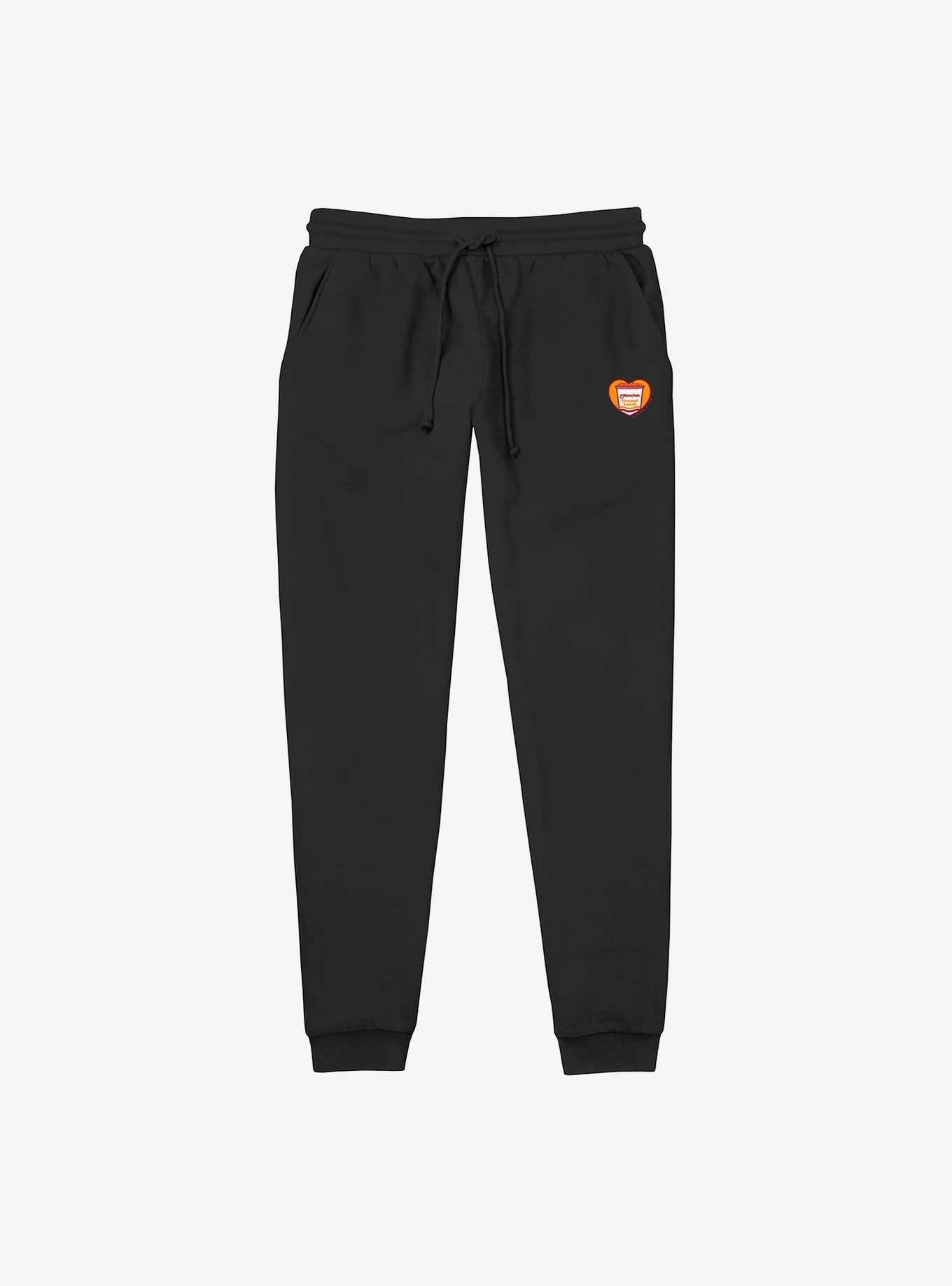 Maruchan Heart Noodles Jogger Sweatpants, BLACK, hi-res