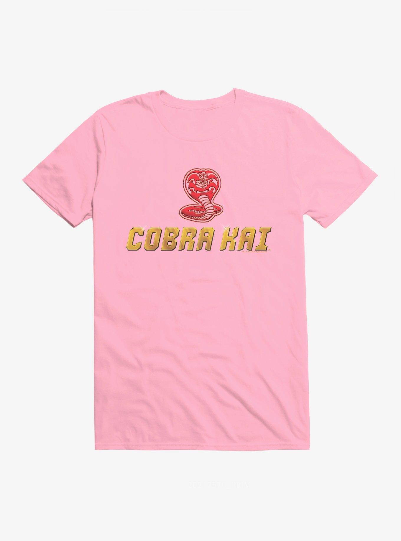 Cobra Kai Snake Logo T-Shirt, CHARITY PINK, hi-res