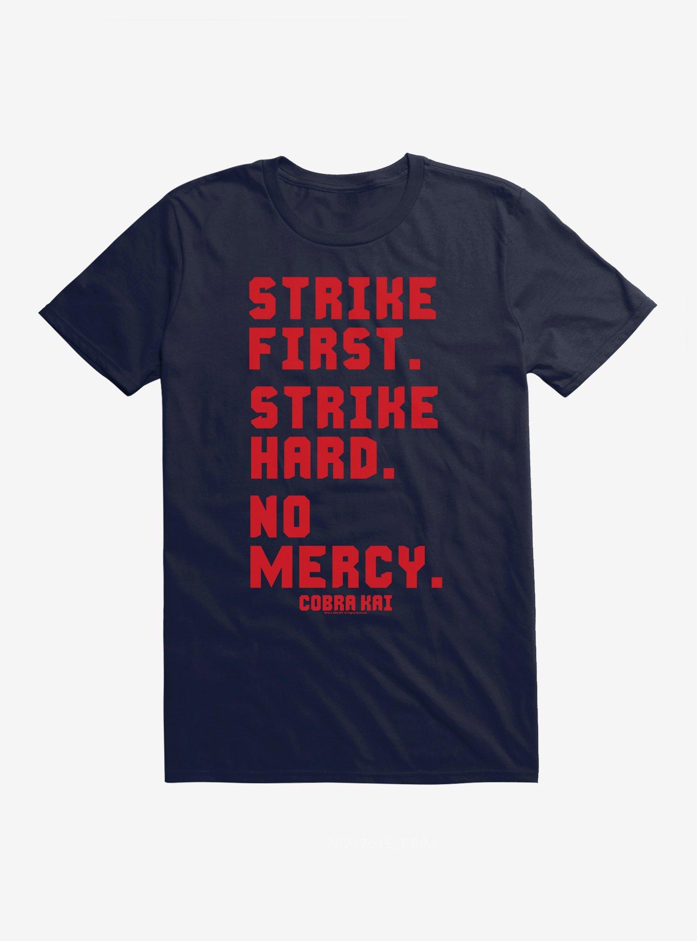 Cobra Kai Strike First T-Shirt, NAVY, hi-res