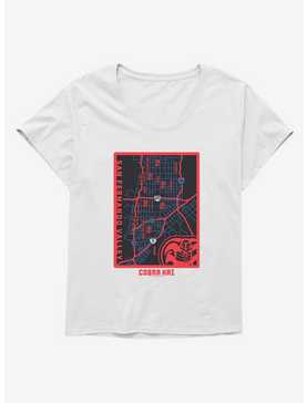 Cobra Kai San Fernando Valley Map Girls T-Shirt Plus Size, , hi-res
