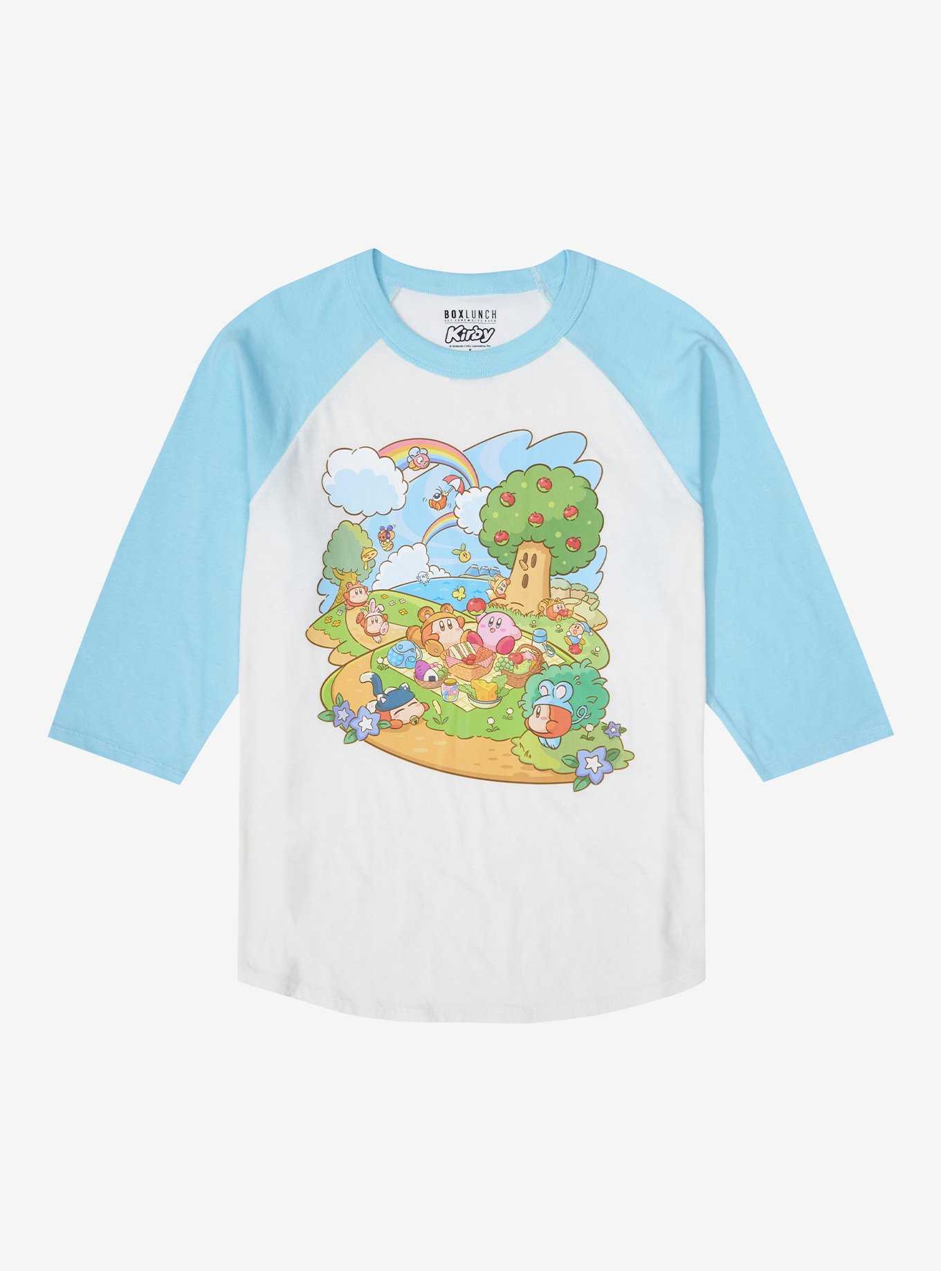 Nintendo Kirby Picnic Raglan T-Shirt - BoxLunch Exclusive, , hi-res
