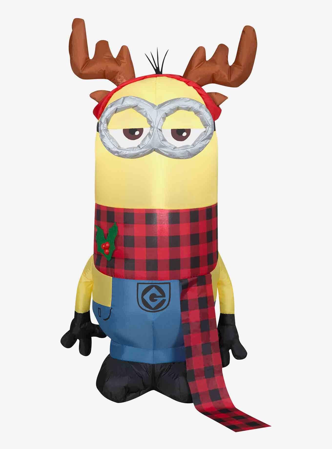 Minions Kevin With Antlers Headband And Scarf Small Airblown