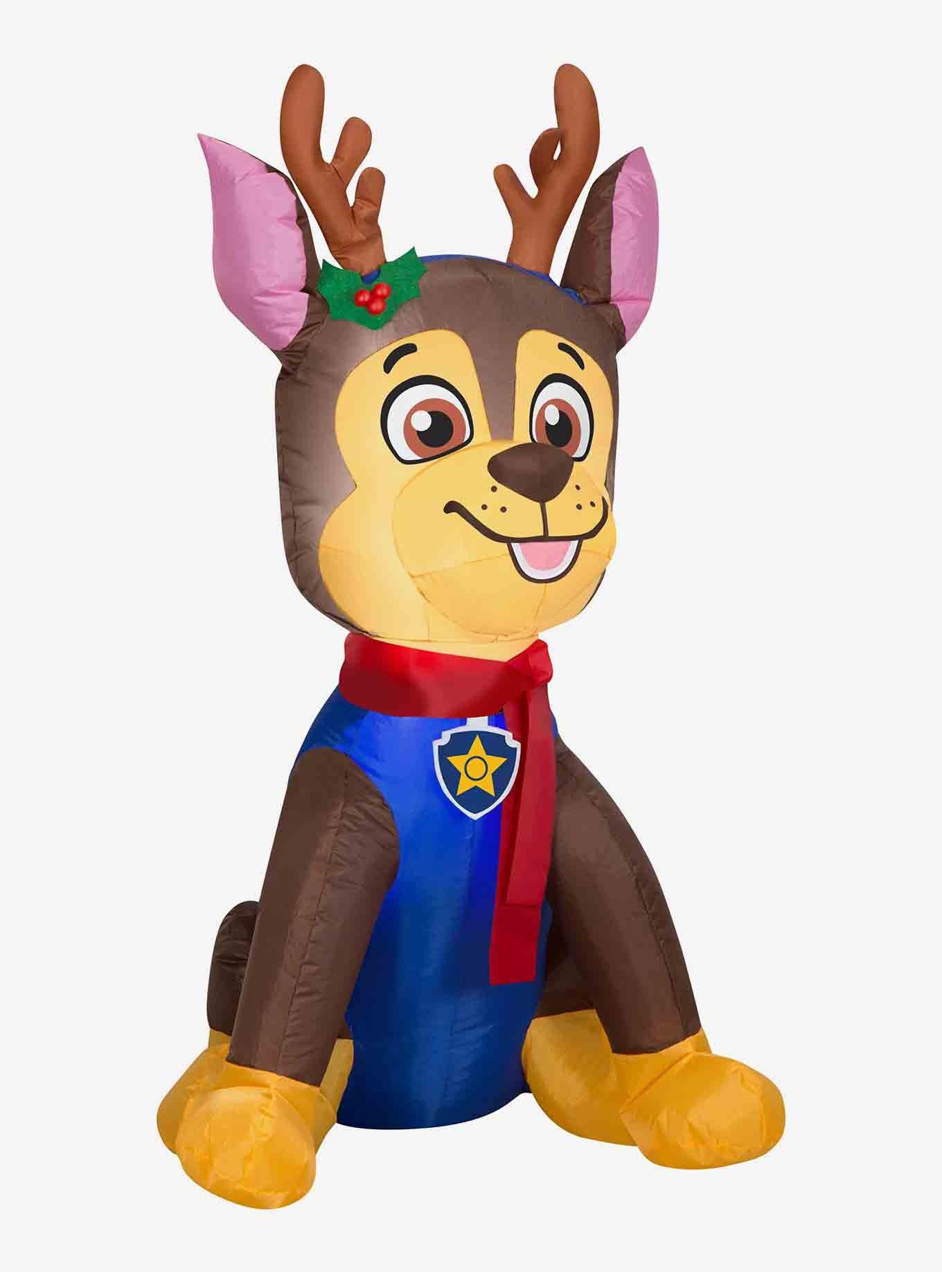 Nickelodeon Paw Patrol Chase With Antlers And Scarf Small Airblown, , hi-res