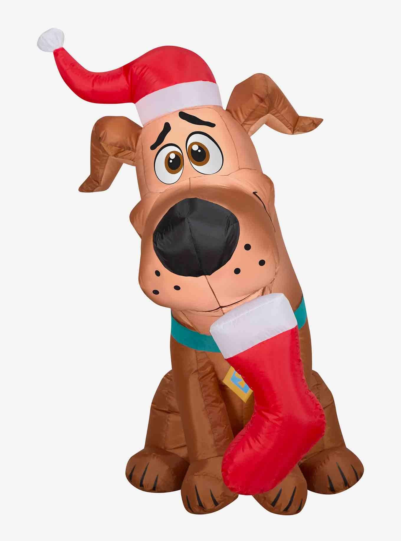 Scooby-Doo! Puppy Scoob With Stocking Small Airblown, , hi-res