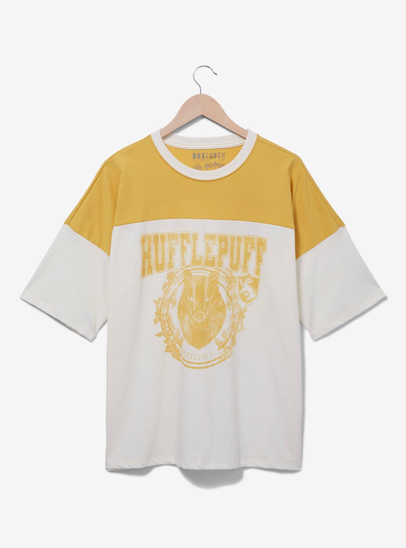 Harry Potter Hufflepuff Color Block Women's Varsity - BoxLunch Exclusive | BoxLunch