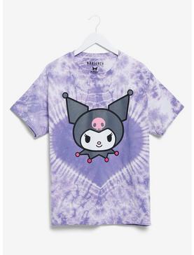 Sanrio Kuromi Heart Women’s Tie-Dye T-Shirt - BoxLunch Exclusive, , hi-res