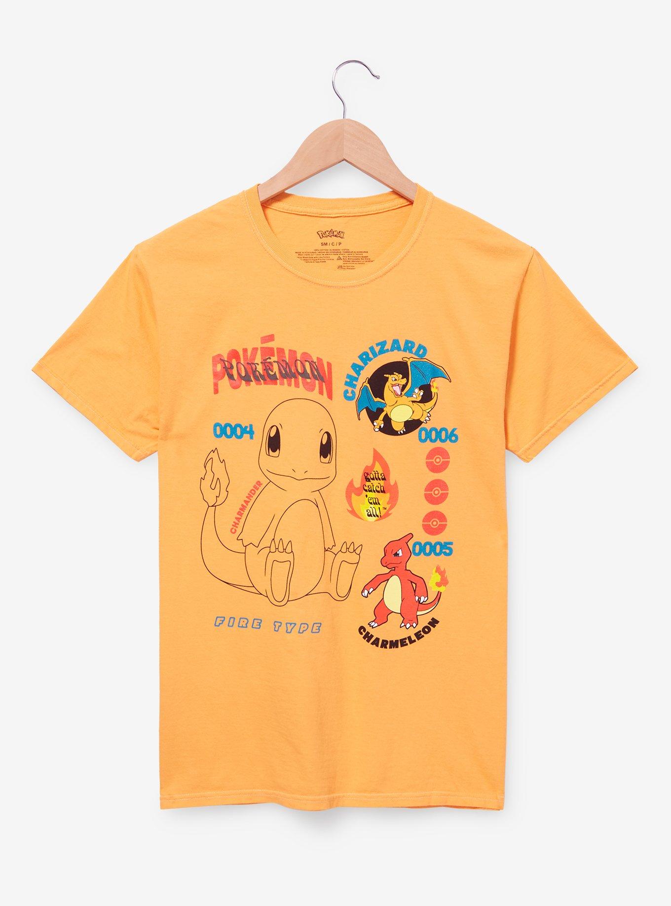 Pokémon Charmander Evolutions Women's T-Shirt - BoxLunch Exclusive