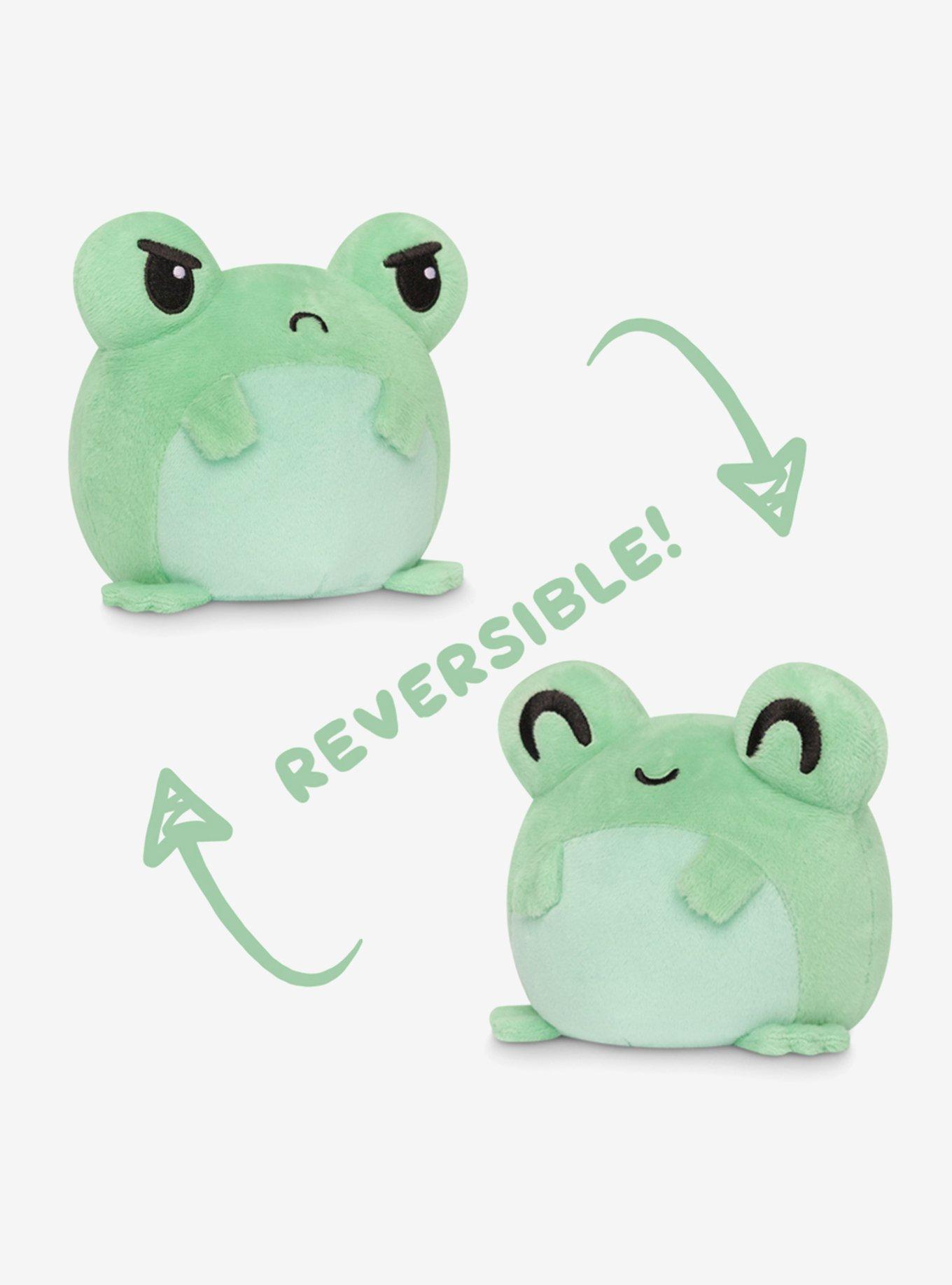 Tee Turtle Happy + Angry Reversible Mood 5 Inch Frog Plush, , hi-res