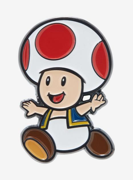 Nintendo Super Mario Bros. Toad Enamel Pin - BoxLunch Exclusive | BoxLunch