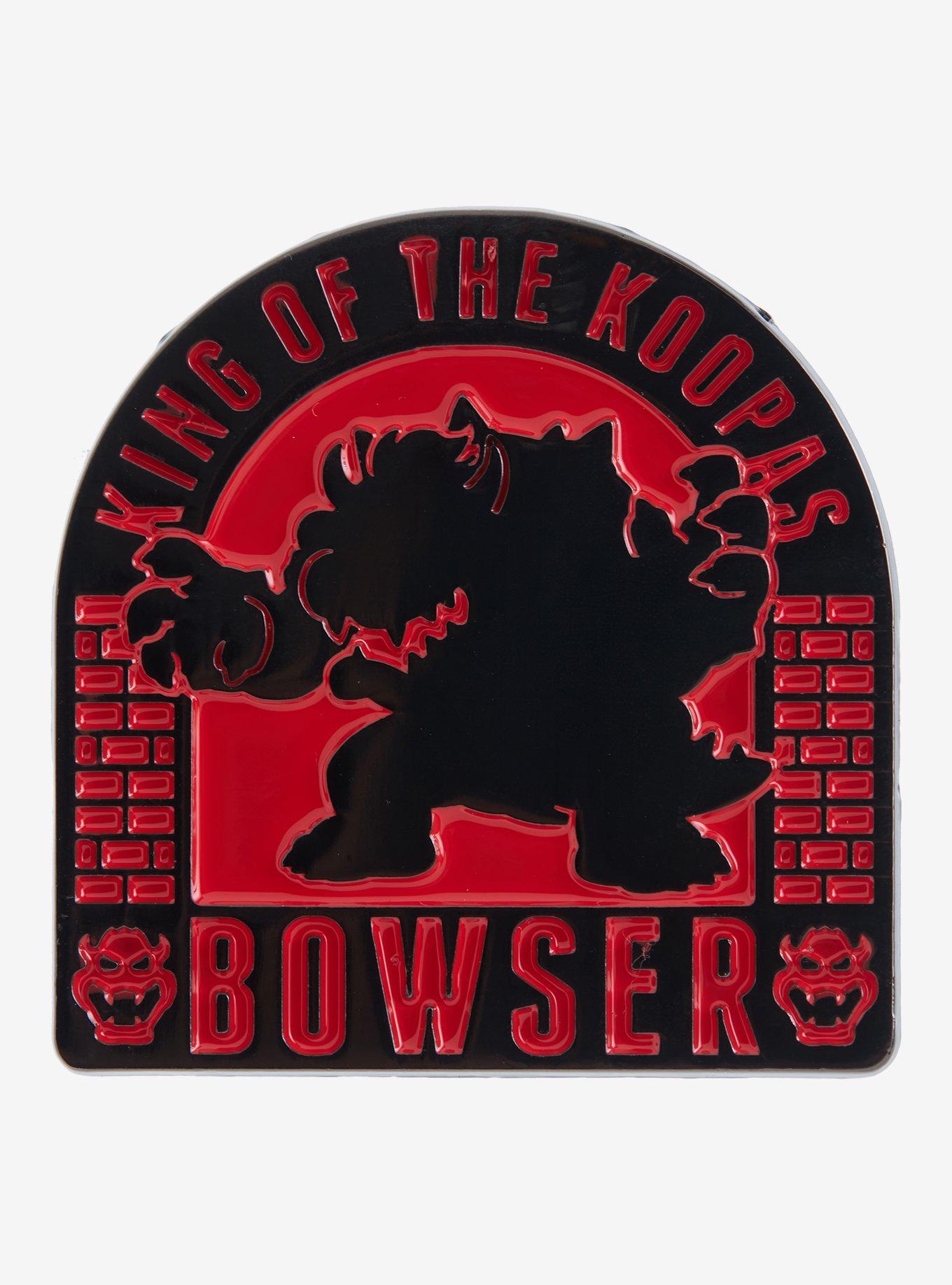 Nintendo Super Mario Bros. Bowser Silhouette Enamel Pin - BoxLunch Exclusive, , hi-res
