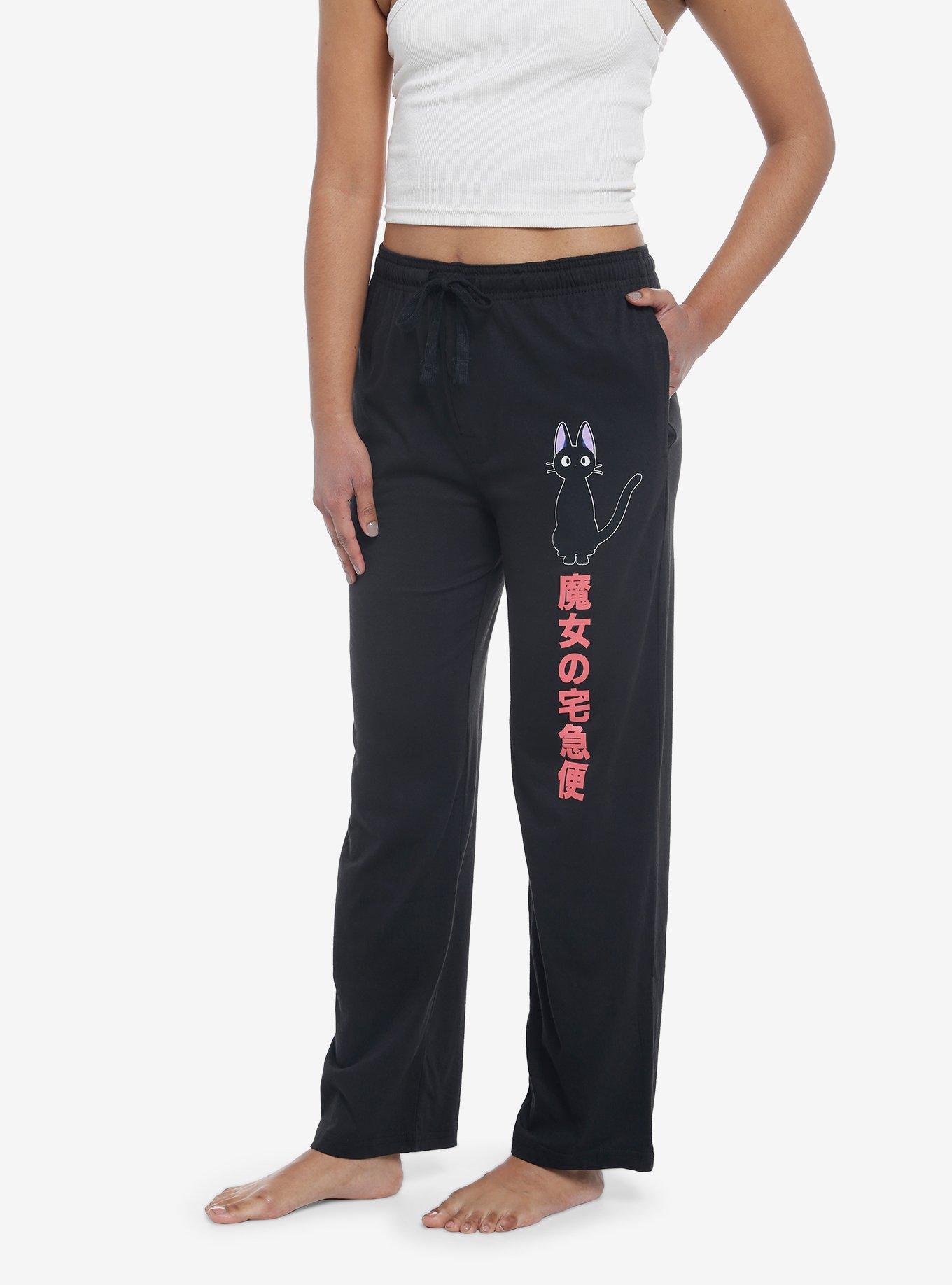 Studio Ghibli Kiki's Delivery Service Jiji Pajama Pants, MULTI, hi-res