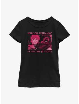 Star Wars Han Solo and Chewie Kessel Run Youth Girls T-Shirt, , hi-res