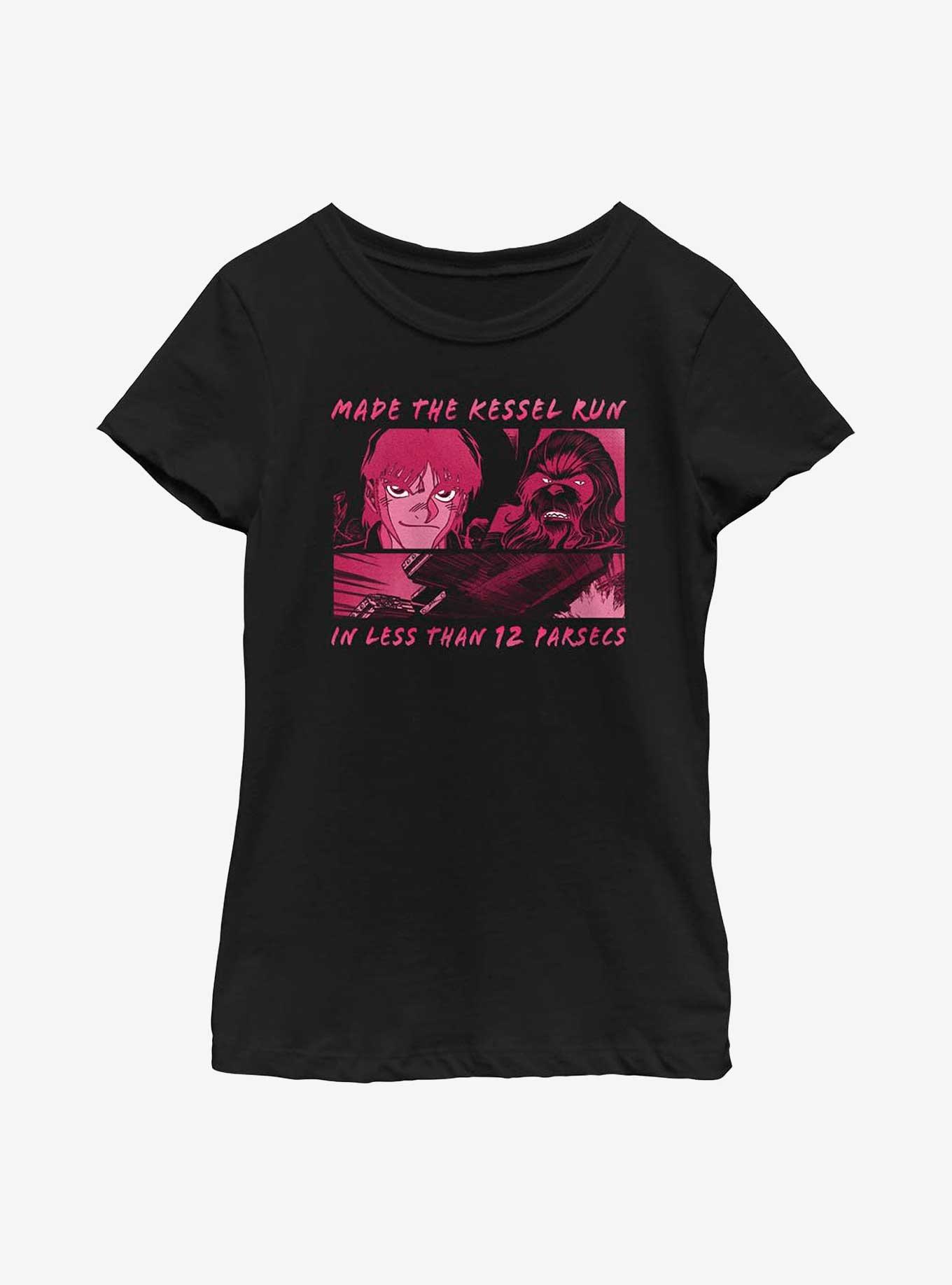 Star Wars Han Solo and Chewie Kessel Run Youth Girls T-Shirt, , hi-res