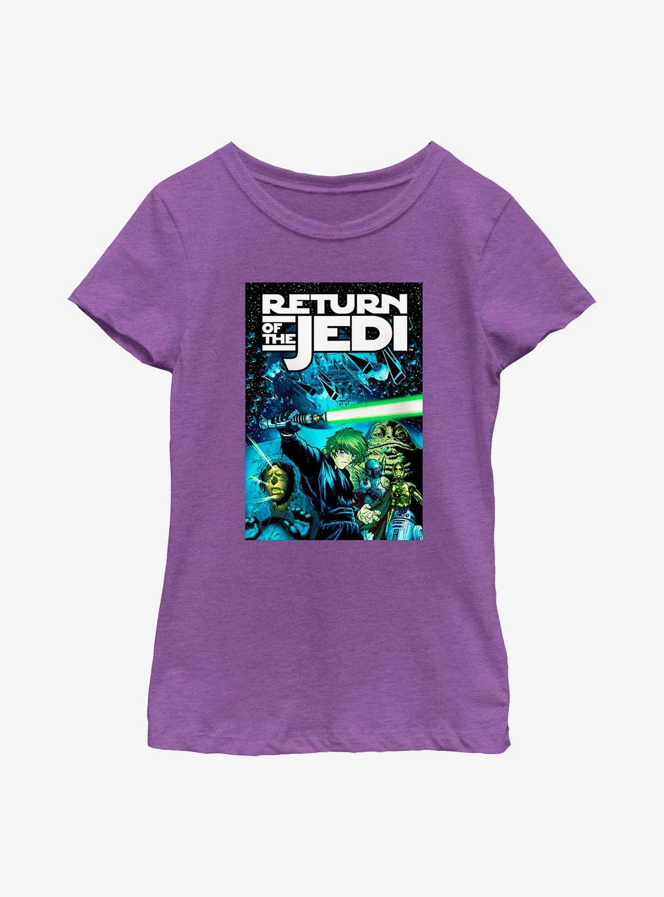 Star Wars Manga Style Return of the Jedi Youth Girls T-Shirt, , hi-res