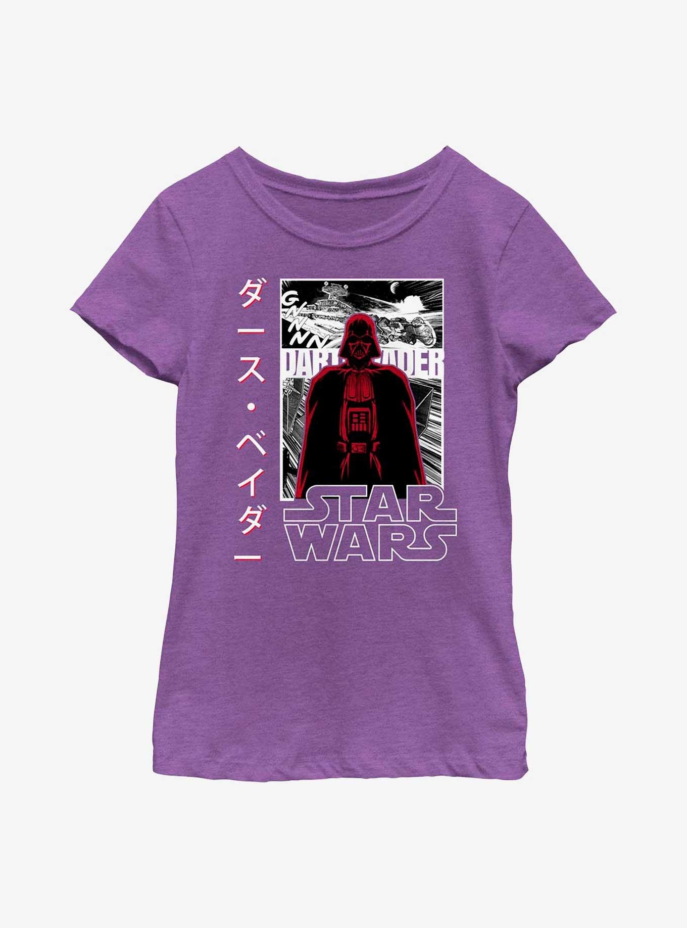 Star Wars Darth Vader in Japanese Youth Girls T-Shirt, , hi-res