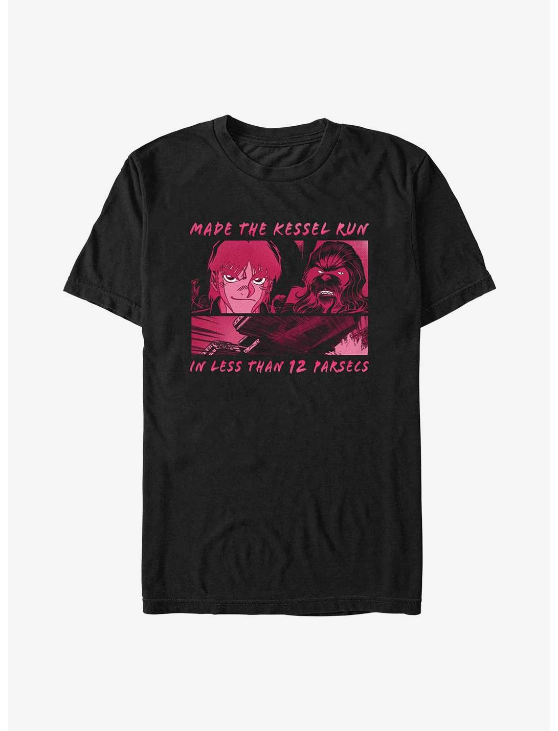 Star Wars Han Solo and Chewie Kessel Run T-Shirt, BLACK, hi-res