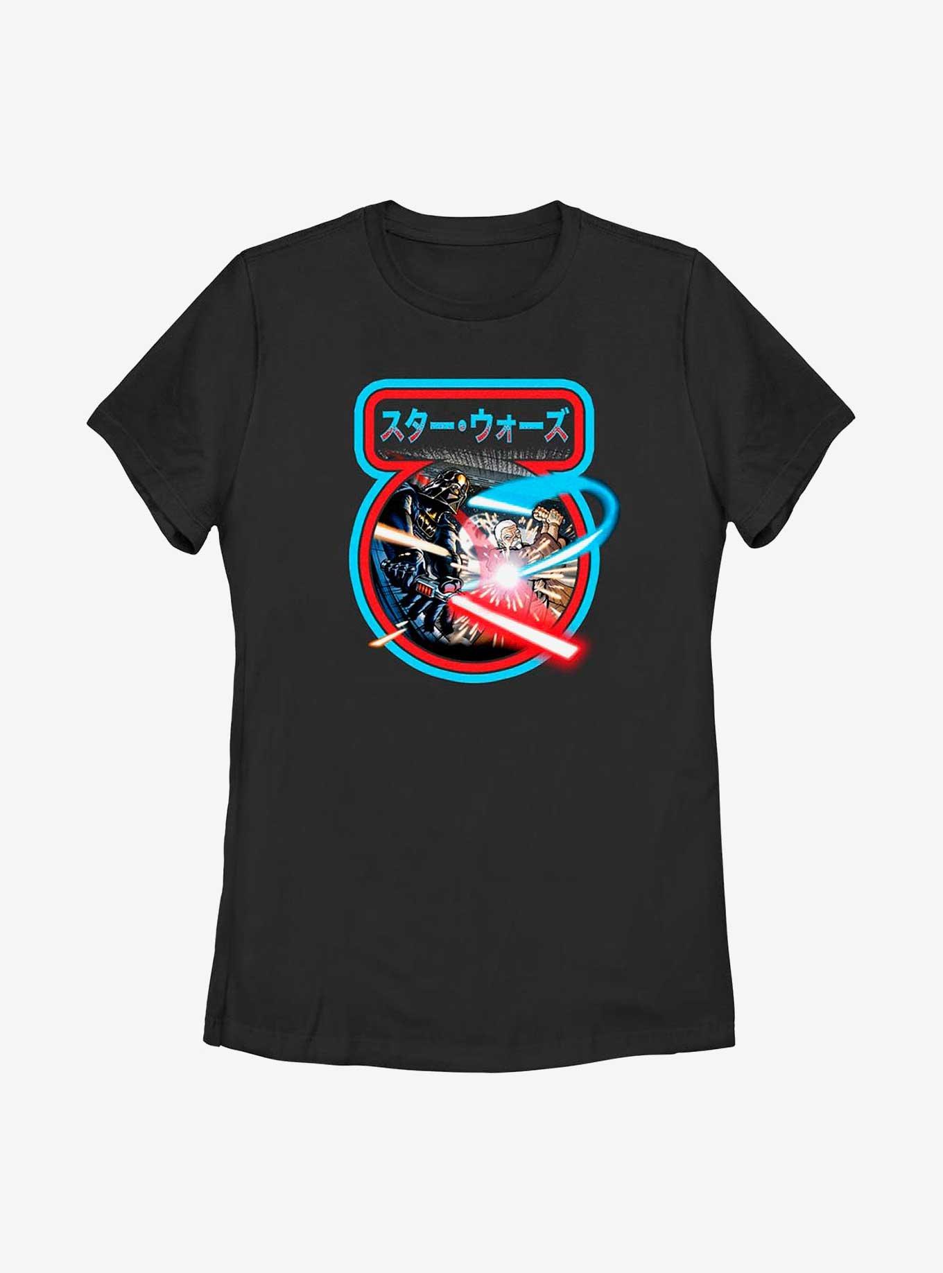 Star Wars Light Saber Jedi Fight Womens T-Shirt, , hi-res